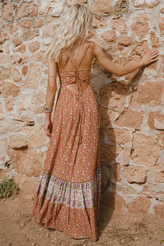 Sienna Strappy Maxi Dress - The Posh Loft