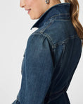 Load image into Gallery viewer, Tie-Front Jean Shirt Jacket - The Posh Loft
