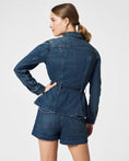 Load image into Gallery viewer, Tie-Front Jean Shirt Jacket - The Posh Loft
