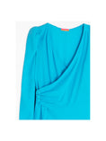 Load image into Gallery viewer, Virginie Dress in Turquoise Georgette - The Posh Loft
