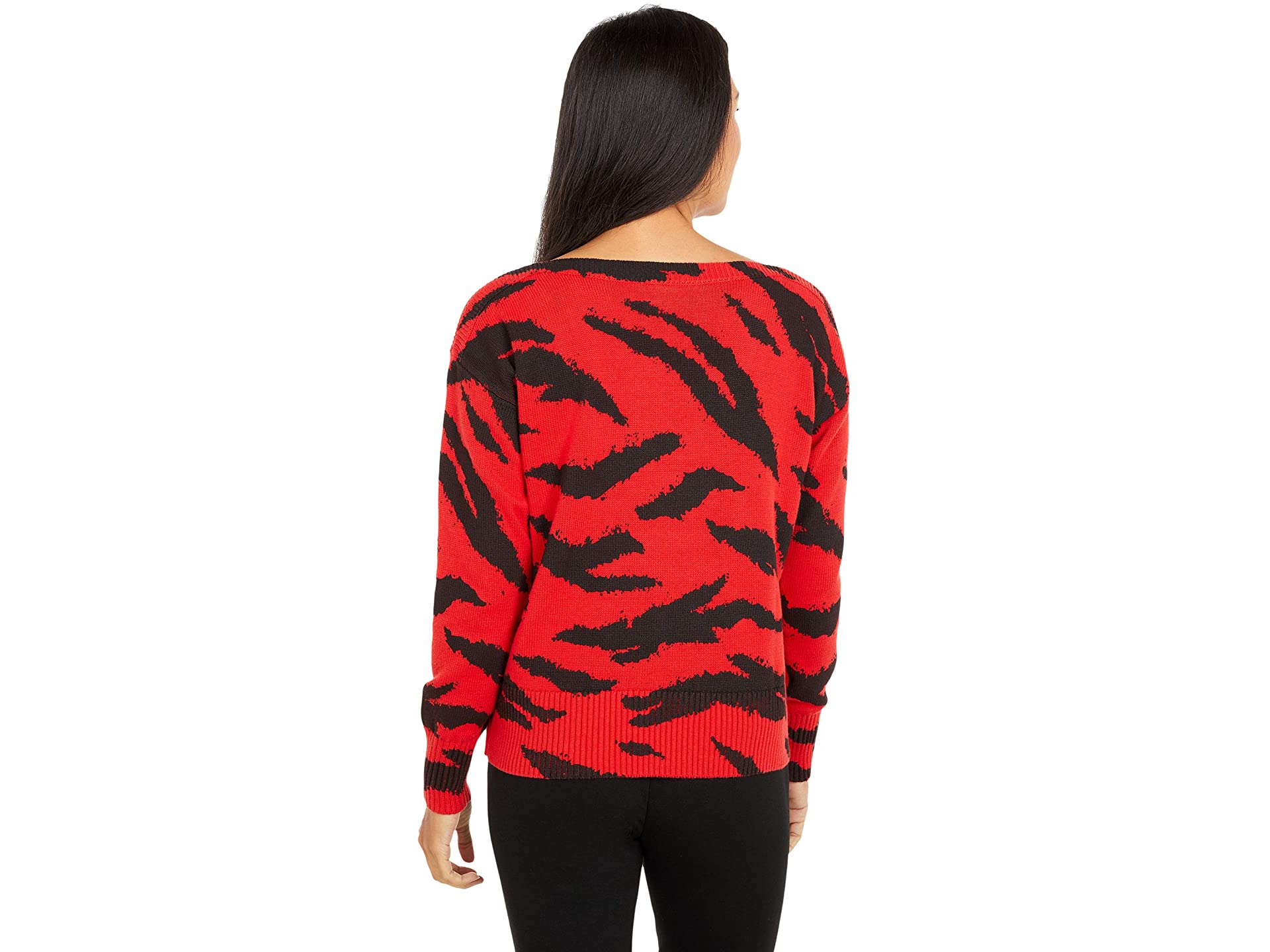 Well Red Boatneck Sweater - The Posh Loft